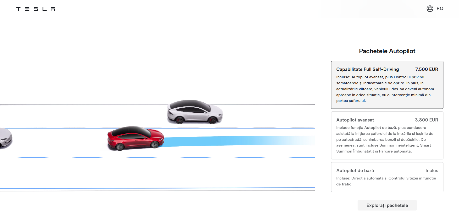 Oferta Tesla Full Self-Driving