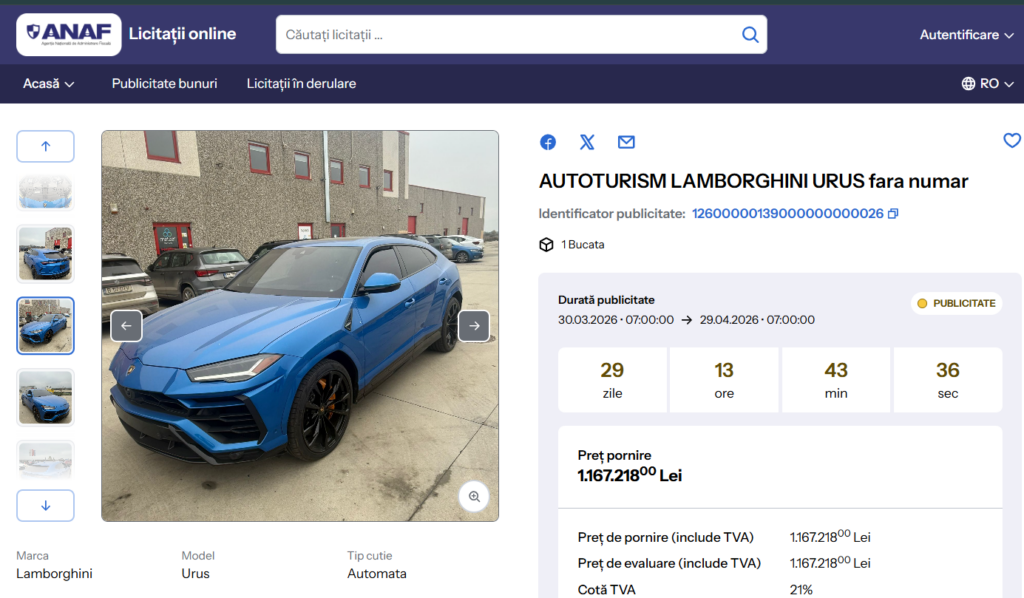 Captura ecran site elicitatii.anaf.ro